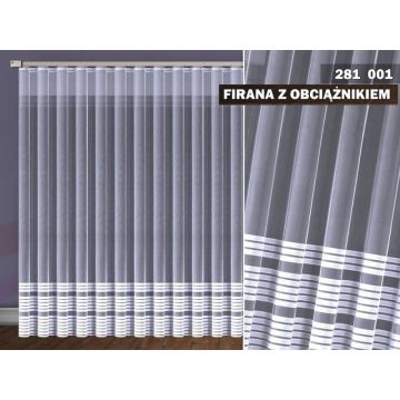 Firana żakardowa 281 250 OLO – na metry (cena za 1 mb)