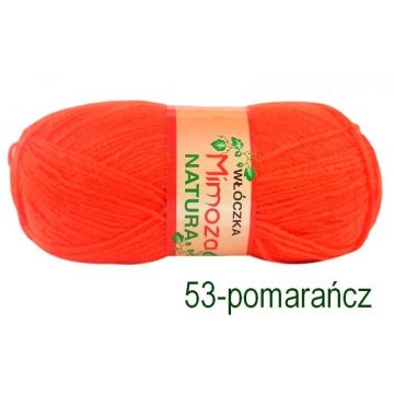 Włóczka MIMOZA 53 pomarańcz