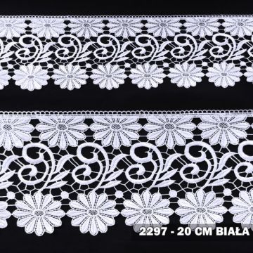 Gipiura motek 2297 20 cm biała