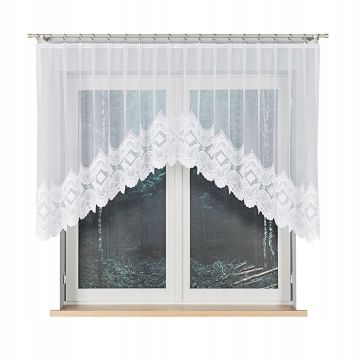 FIRANKA GOTOWA ŻAKARDOWA 15079 LUCYNA 120X300 FIRANA ODPASOWANA ŁUK