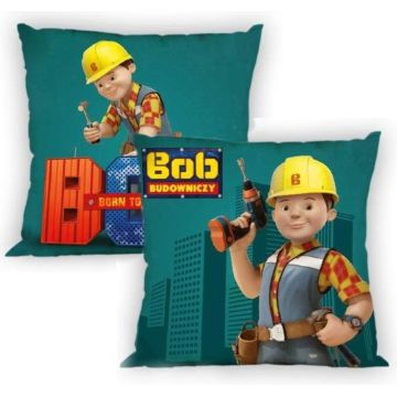 Poszewka dwustronna 100% mikrofibra 40x40   Bob Budowniczy 001