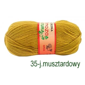Włóczka MIMOZA 35 j.musztardowy