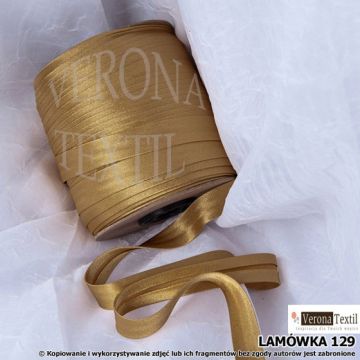 Lamówka atłasowa 129 złota