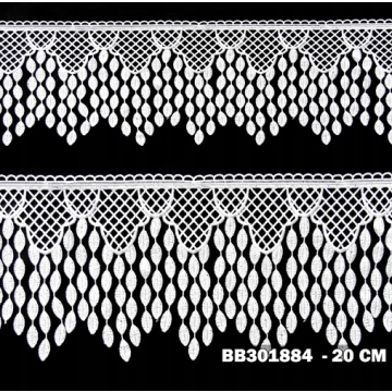 Gipiura motek 301884 20 cm biała