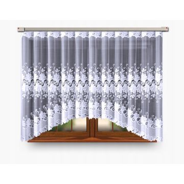 FIRANKA GOTOWA ŻAKARDOWA ŁUK 160X400 7003 ODPASOWANA ŁUK KASJANA