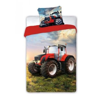 Pościel bawełniana 160x200 Traktor Turbo 004