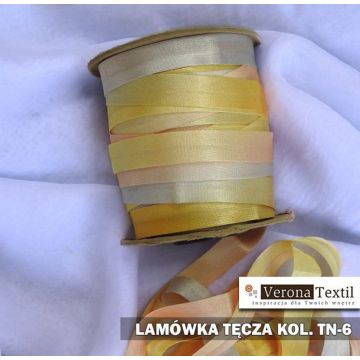 Lamówka atłasowa tęczowana