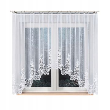 FIRANKA GOTOWA ŻAKARDOWA 4304 FIRANA ODPASOWANA ŁUK BERENIKA