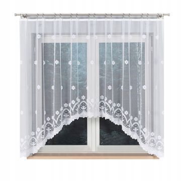 FIRANKA GOTOWA ŻAKARDOWA 160X300 4421 FLORENTYNA WIOSENNA PROMOCJA