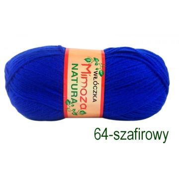 Włóczka MIMOZA 64 szafirowy