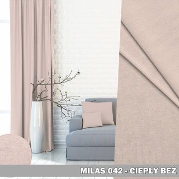 Gotowa zasłona na taśmie Milas 042