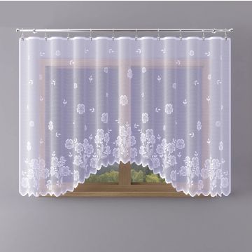 Firanka żakardowa 150x300 odpasowana do łuku – na metry (cena za 1 mb)