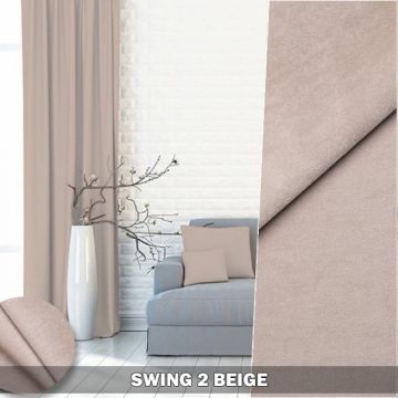 Tkanina welur swing beige 2 140 – na metry (cena za 1 mb)