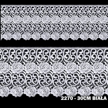 Gipiura motek 2270 30 cm biała