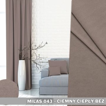 Gotowa zasłona na taśmie Milas 043