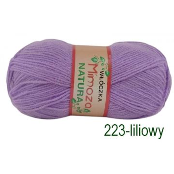 Włóczka MIMOZA 223 liliowy