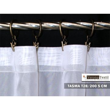 Taśma marszcząca 200 5 cm 1:2,5 żabki