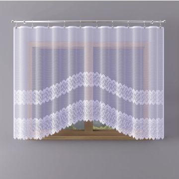 Firanka żakardowa 150x300 odpasowana do łuku – na metry (cena za 1 mb)