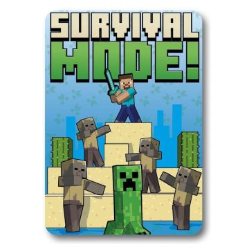 Koc polarowy Minecraft 100x140 4353