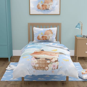 POŚCIEL DZIECIĘCA 100X135+40X60 PRZYTULAKI 004 FOX