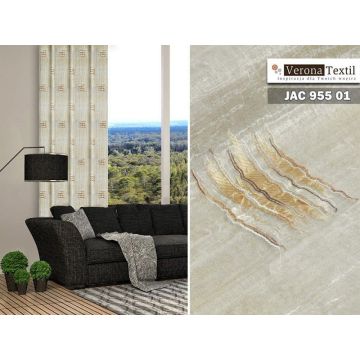 Materiał zasłonowy lekki JAC 955 01 140 – na metry (cena za 1 mb)