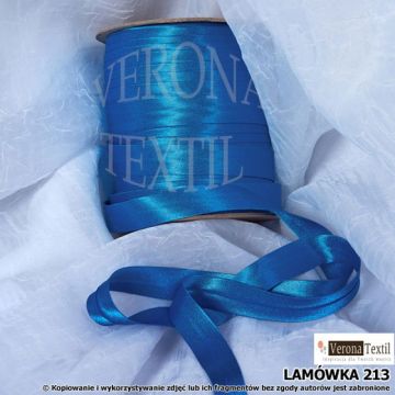 Lamówka atłasowa 213 niebieska