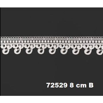 Gipiura motek 72529 8 cm biała