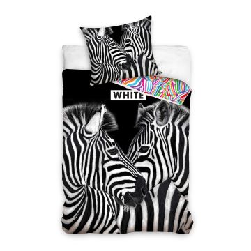 Pościel Zebra 140x200 Bawełna 100%