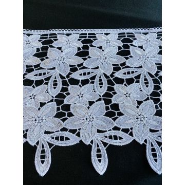 Gipiura motek 301885 30 cm biała