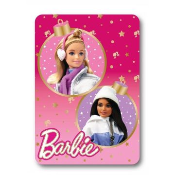 Koc polarowy  Barbie  100X140  4178