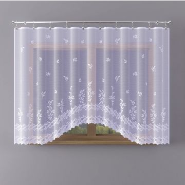 Firanka żakardowa 150x300 odpasowana do łuku – na metry (cena za 1 mb)