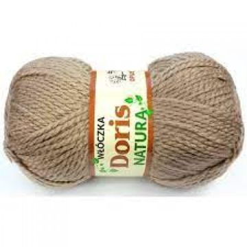Włóczka DORIS 218 ciemny beż