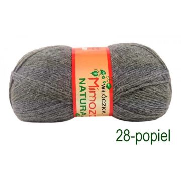 Włóczka MIMOZA 28 popiel