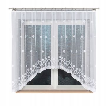 FIRANKA GOTOWA ŻAKARDOWA 160X300 4421 FLORENTYNA WIOSENNA PROMOCJA