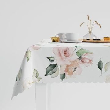 Tkanina LANOSA  NINA WODOODPORNA, szer.155cm, kolor 001 różowy – na metry (cena za 1 mb)