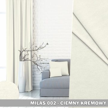 Tkanina MILAS  002 ciemny kremowy 290  II GATUNEK – na metry (cena za 1 mb)