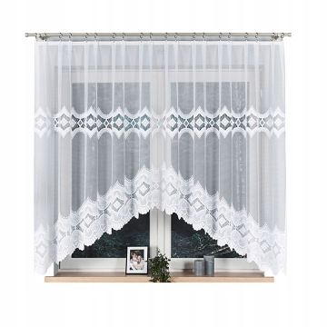 FIRANKA GOTOWA ŻAKARDOWA 15079 LUCYNA ŁUK 160X300 FIRANA