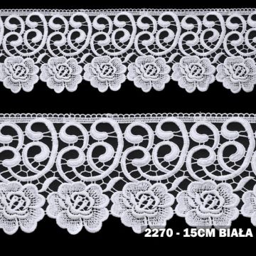 Gipiura motek 2270 15 cm biała